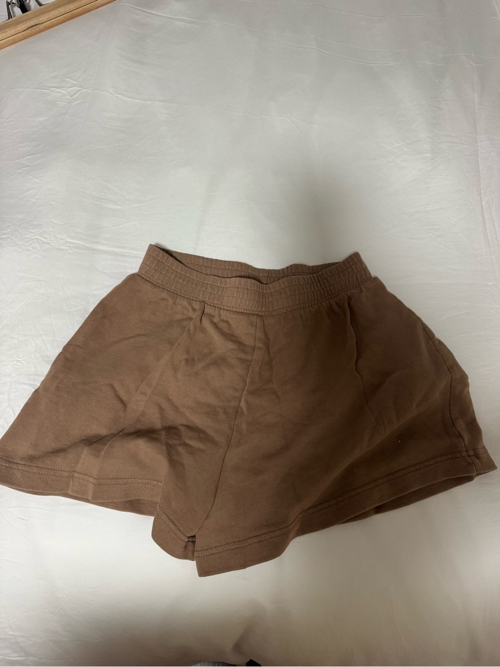 Zara Brown Athletic Knit Shorts